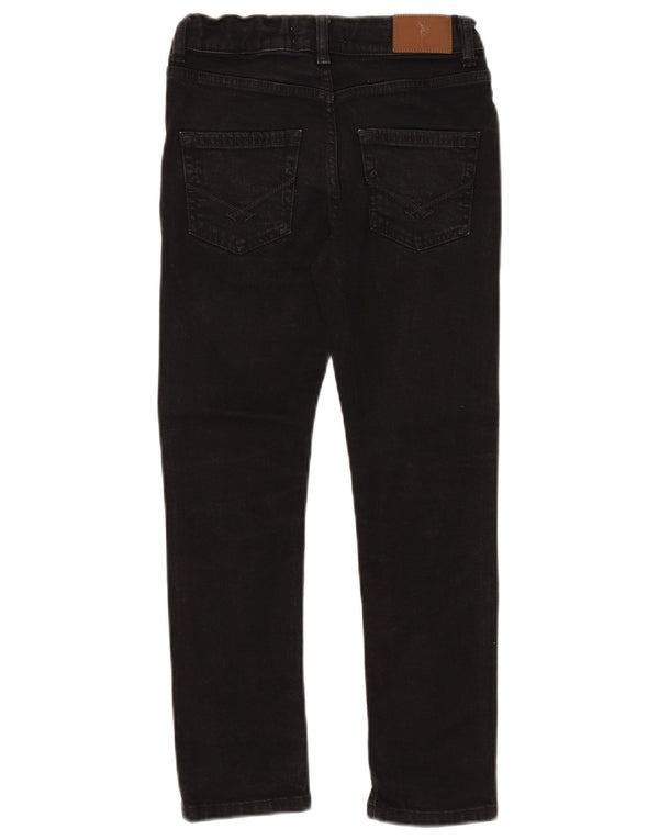 US Polo Assn. Jeans Skinny Meninos 10-11 Anos W26 L24 Algodão Preto