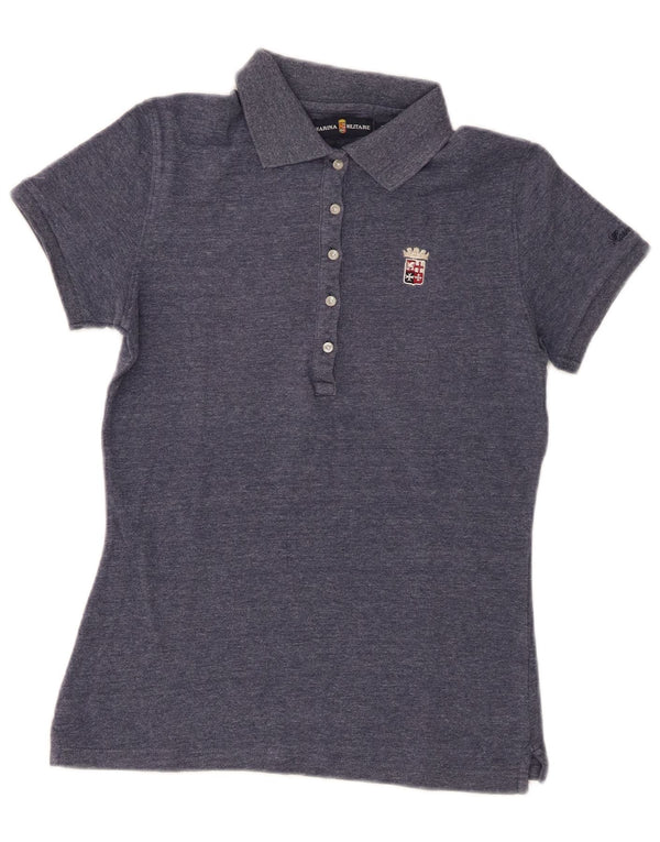 Polo feminino Marina Militare UK 12 médio azul marinho
