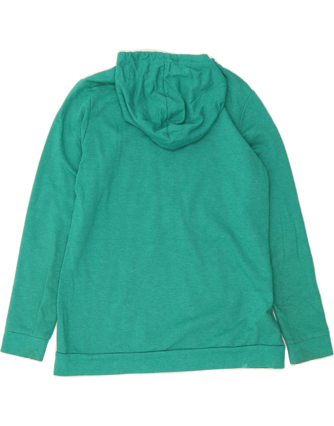 EDDIE BAUER Womens Zip Hoodie Sweater UK 16 Large Green Cotton Vintage Eddie Bauer and Second-Hand Eddie Bauer from Messina Hembry 