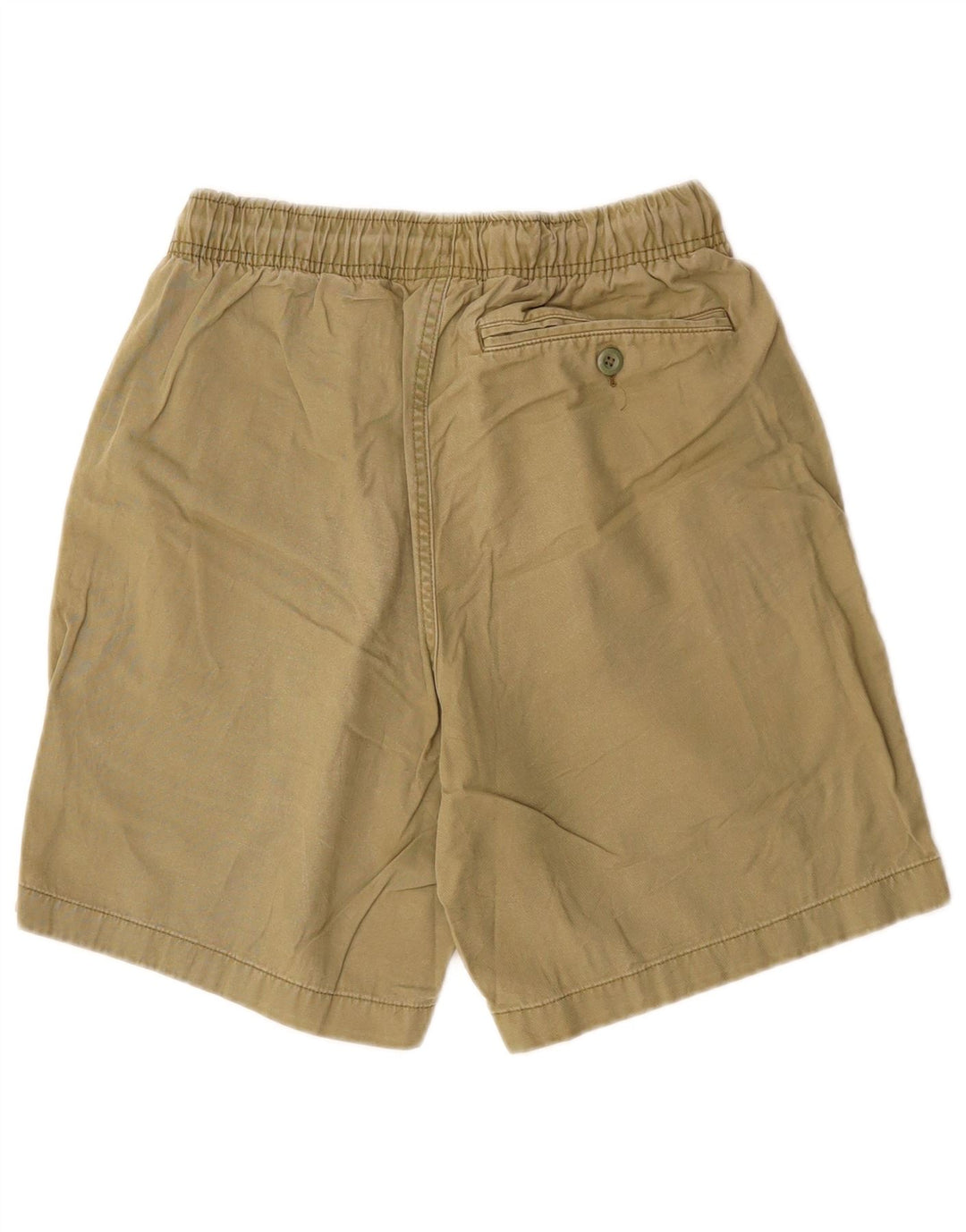 L.L.Bean Mens Classic Fit Shorts Pequeno W27 Algodão Cáqui