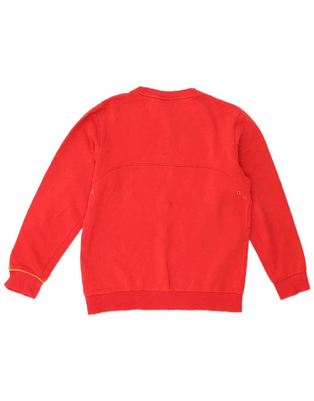Adidas Mens Moletom Jumper Pequeno Algodão Vermelho
