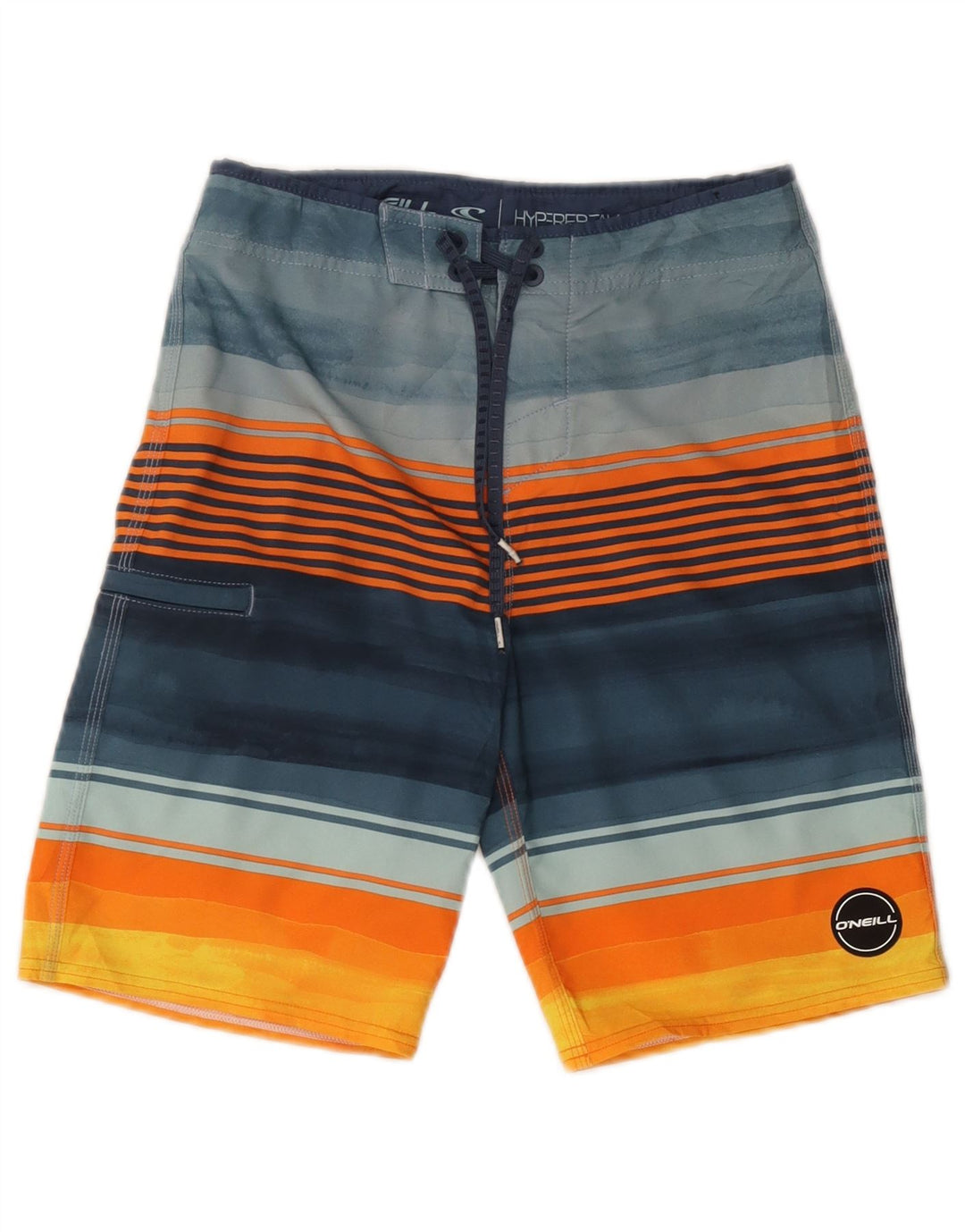 Shorts de natação masculino O'Neill XS poliéster listrado multicolorido