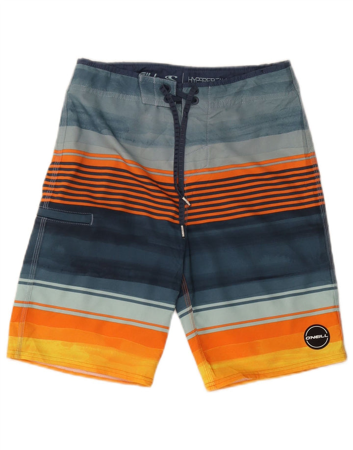 Shorts de natação masculino O'Neill XS poliéster listrado multicolorido