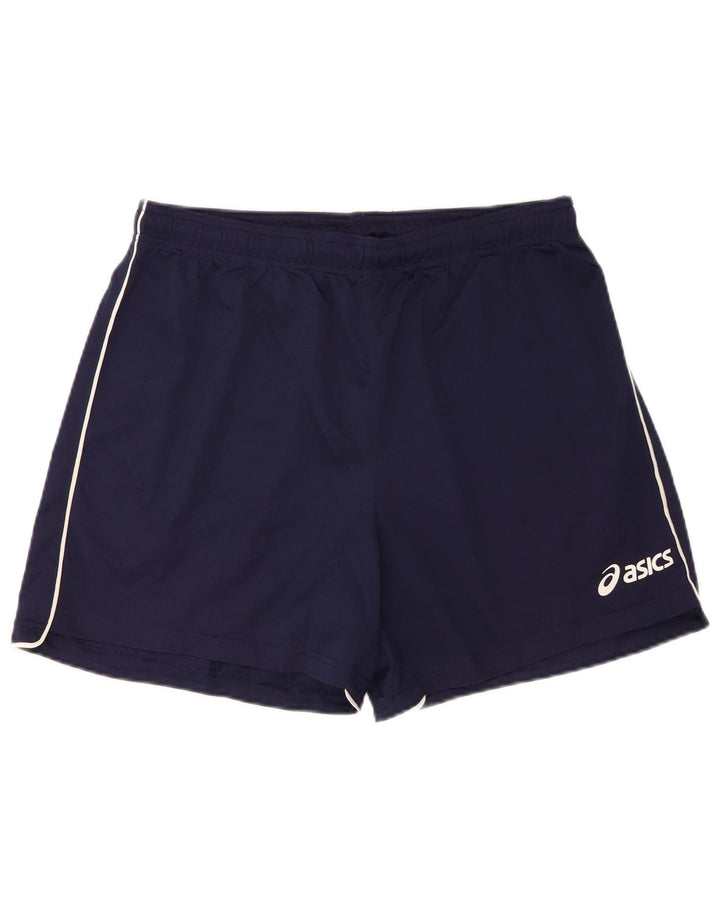 Shorts esportivos masculinos Asics 15-16 anos 2XL azul marinho poliéster