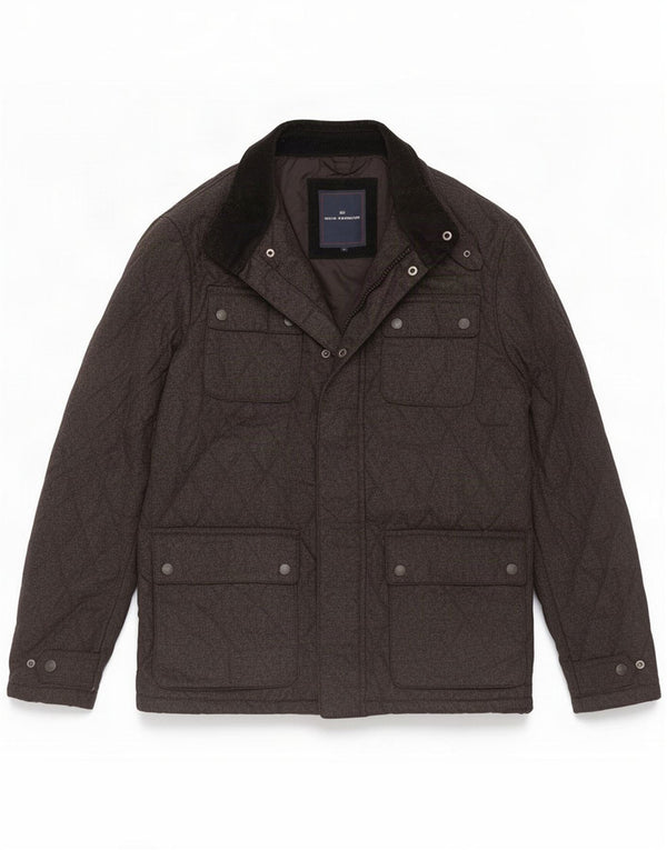 Jaqueta acolchoada masculina Blue Harbor da Marks & Spencer Reino Unido 38 cinza médio