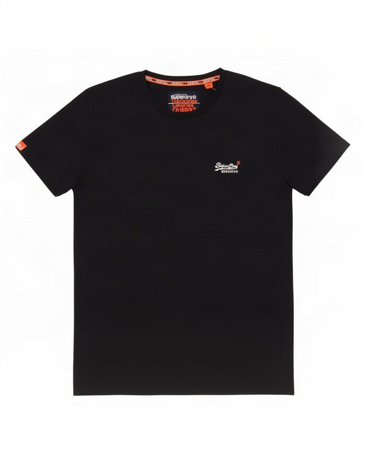 Camiseta masculina Superdry Top médio algodão azul marinho