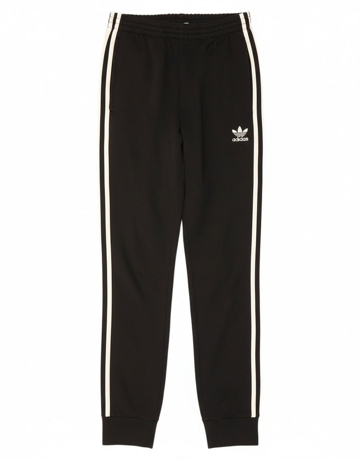 Adidas Mens Treino Calças Joggers Pequeno Poliéster Preto