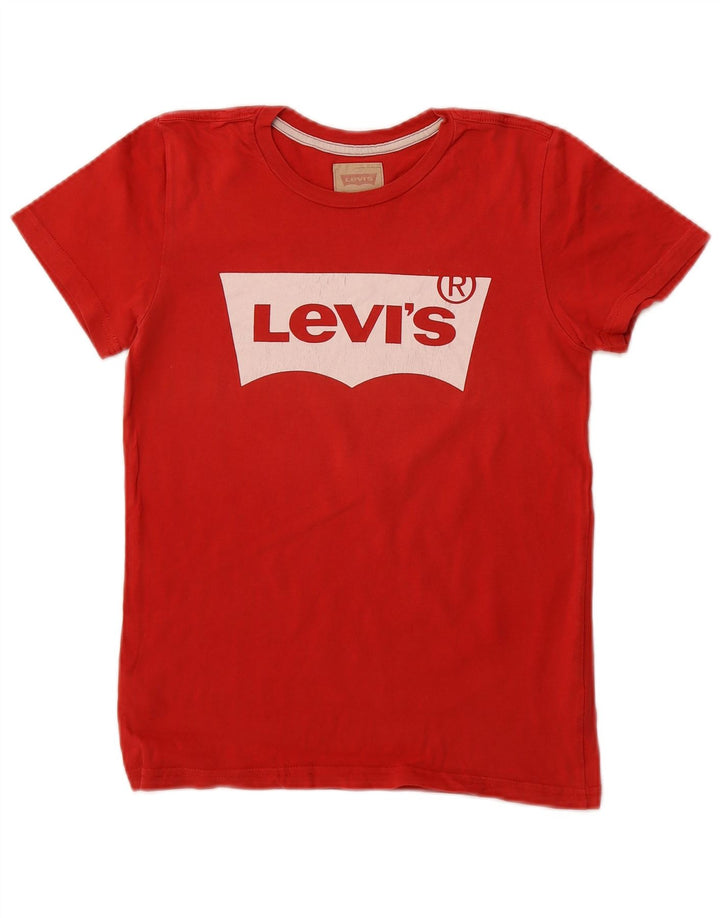 Top Levi's Boys Graphic T-Shirt 11-12 Anos Vermelho