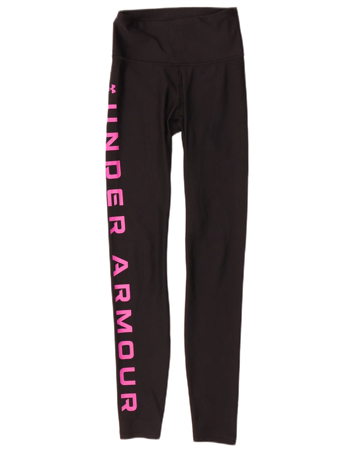 Under Armour Womens Graphic Leggings UK 4 XS Poliéster Preto