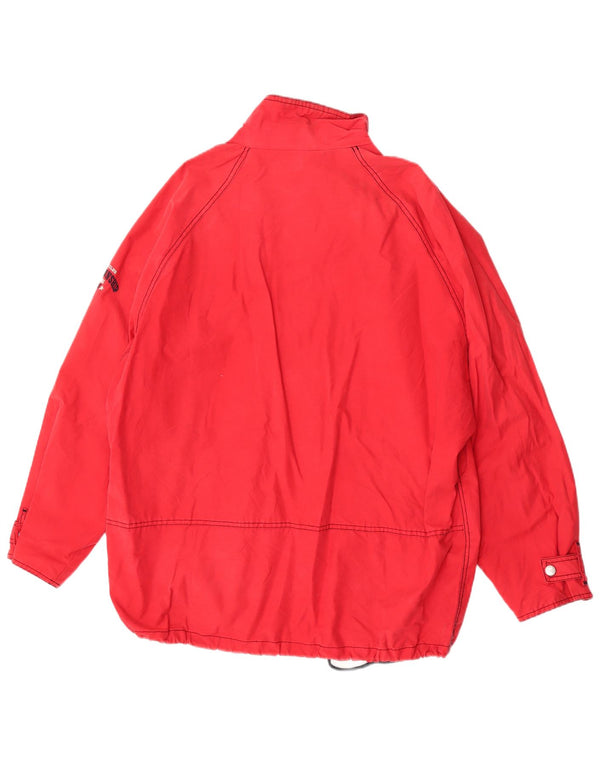 Jaqueta corta-vento masculina Brugi IT 52 XL algodão vermelho