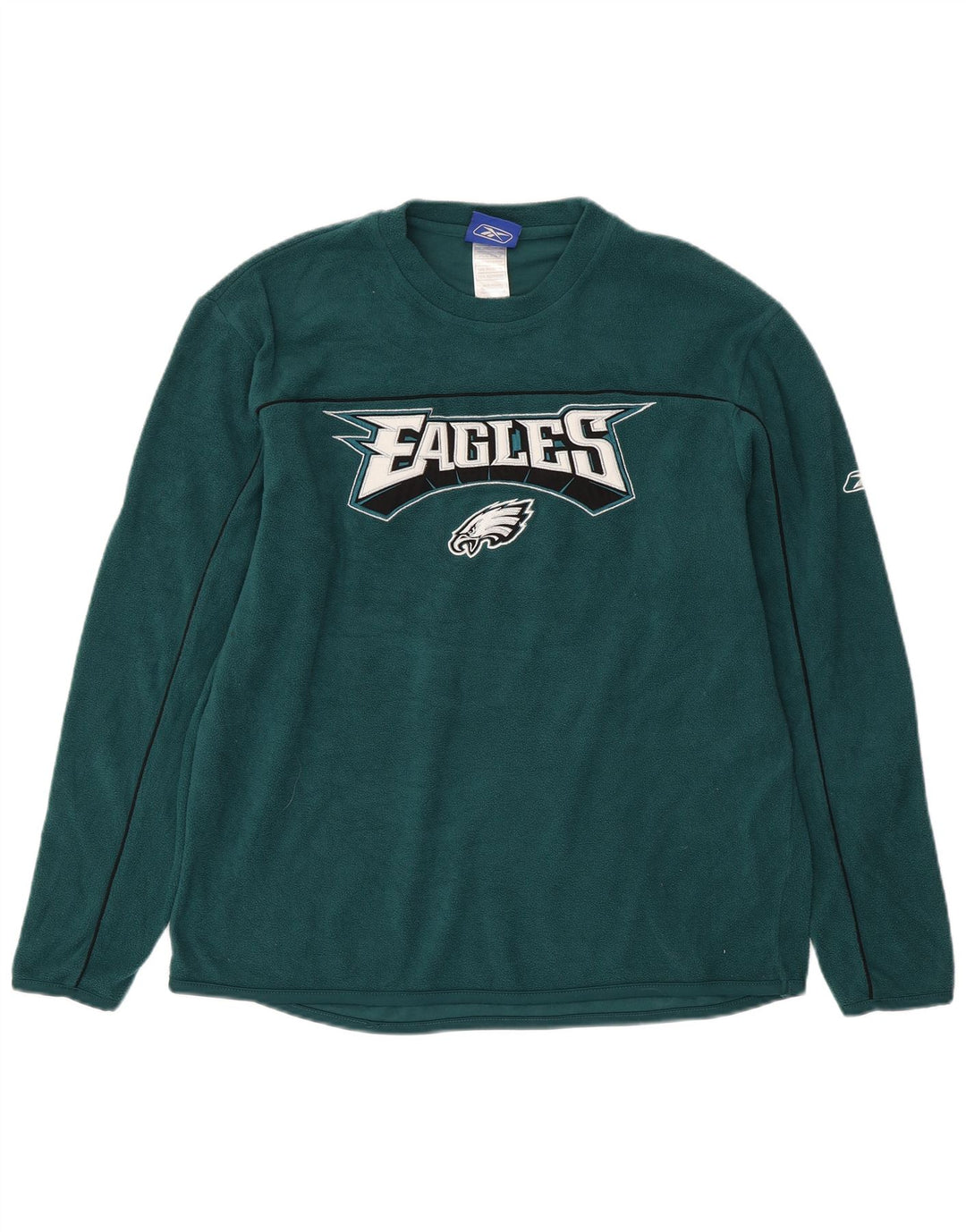 REEBOK Masculino Philadelphia Eagles Graphic Fleece Jumper Pequeno Verde