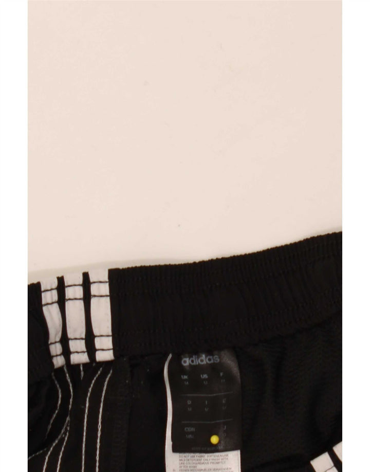 Shorts esportivos masculinos Adidas médio preto poliéster