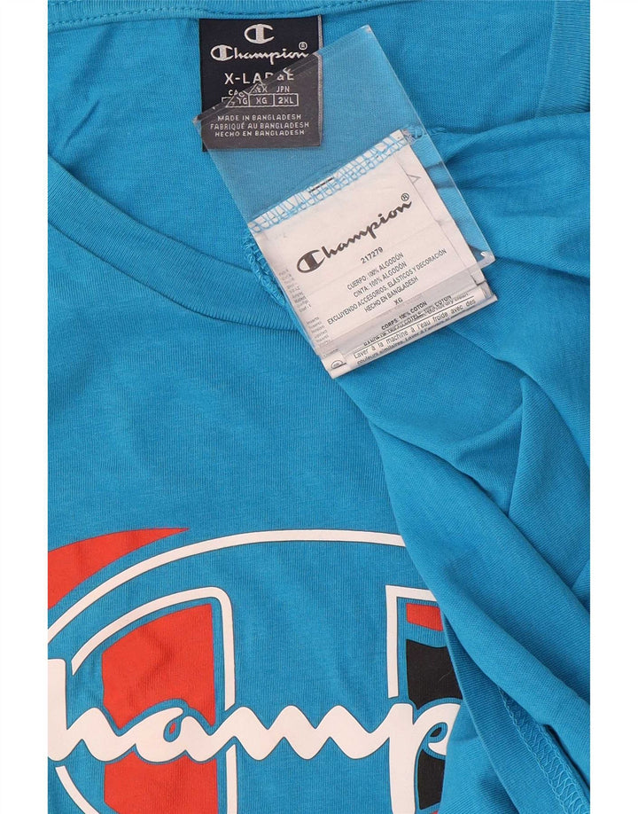 Camiseta gráfica masculina Champion XL azul