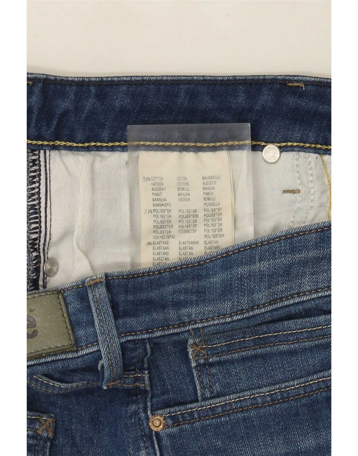Calça jeans feminina Lee W31 algodão azul médio