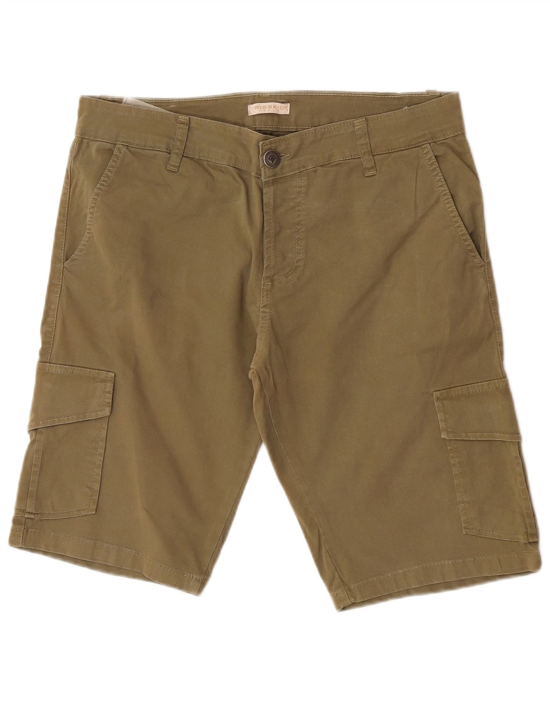 Shorts cargo masculino Risskio W34 grande cáqui