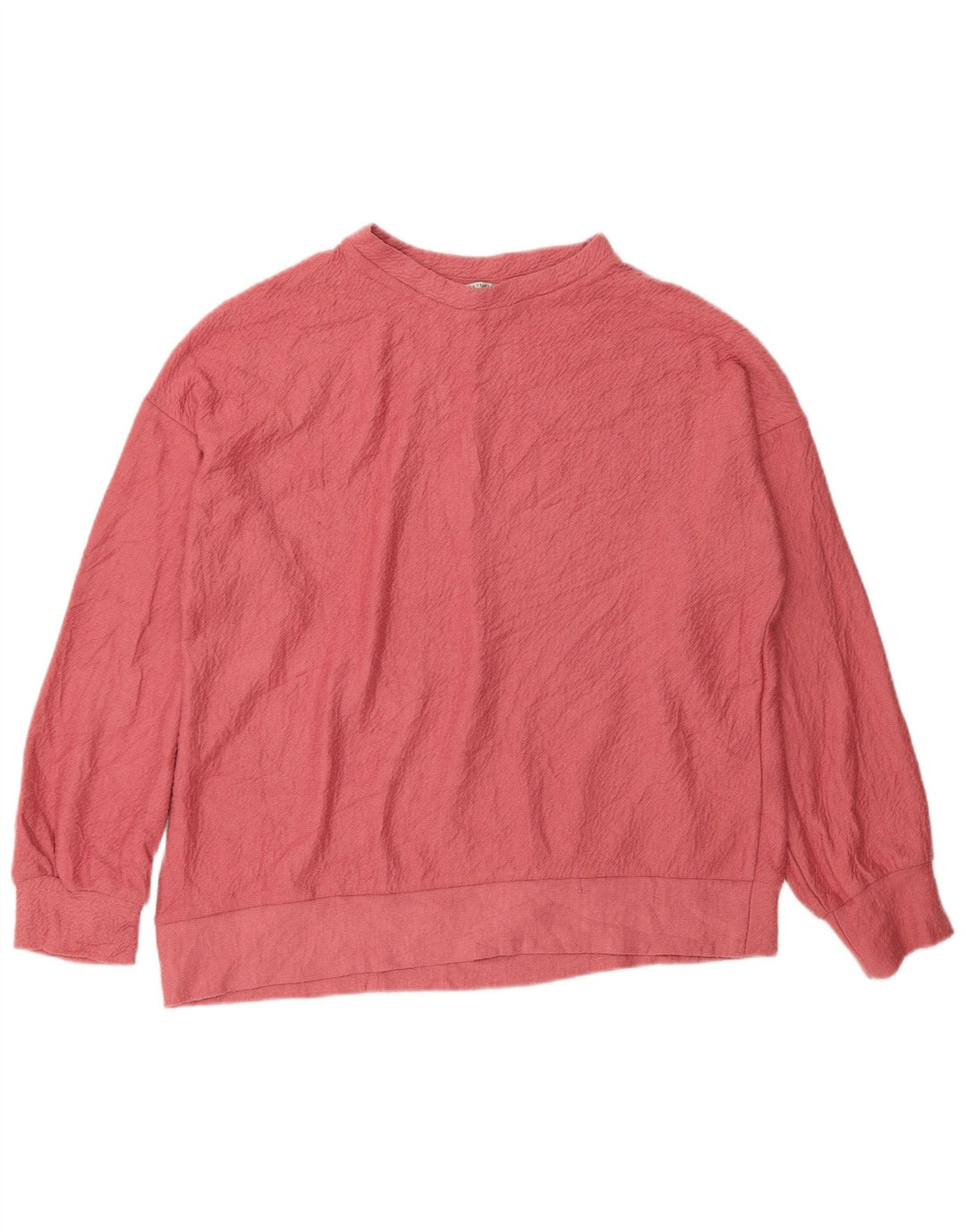 Zara Womens Trafaluc Oversized Moletom Jumper Reino Unido 10 Pequeno Rosa