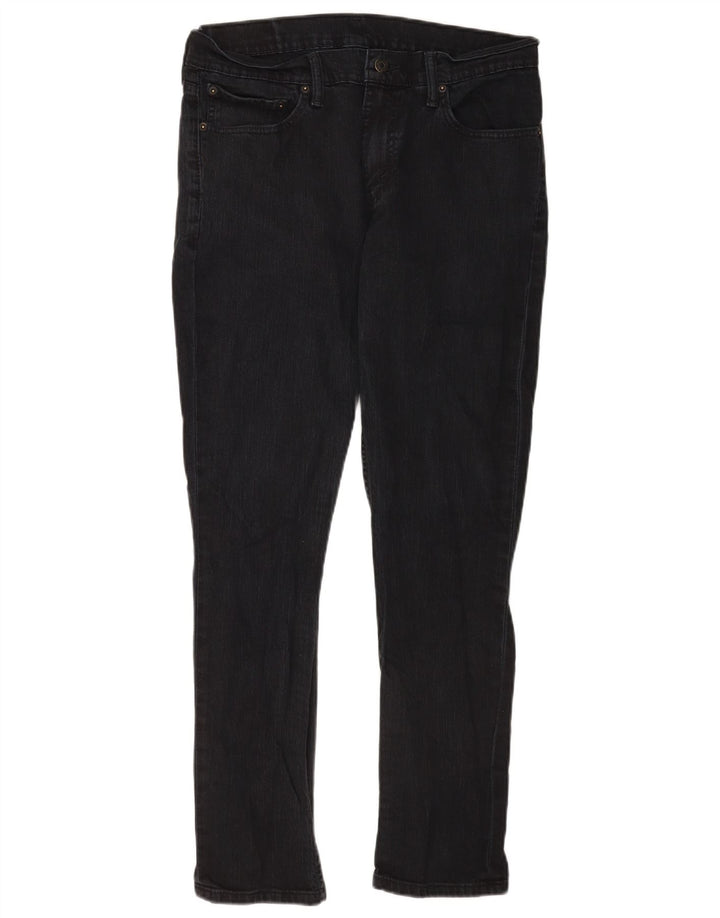 Levi's Mens Jeans Slim W33 L30 Algodão Preto
