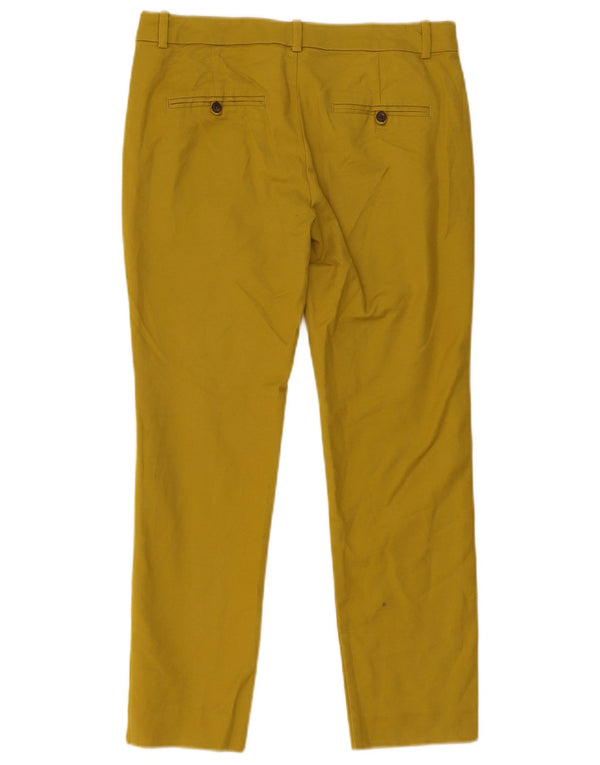 Zara Calça Chino Feminina Skinny EU 36 XS W30 L25 Amarelo