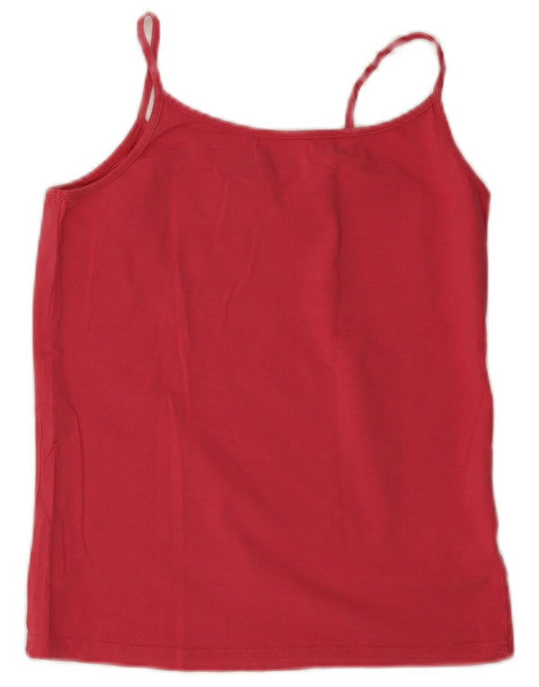 Kappa Womens Crop Cami Top UK 18 XL Algodão Vermelho