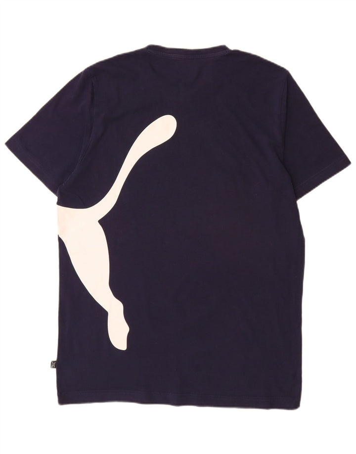 Puma Camiseta Masculina Graphic Top Grande Azul Marinho
