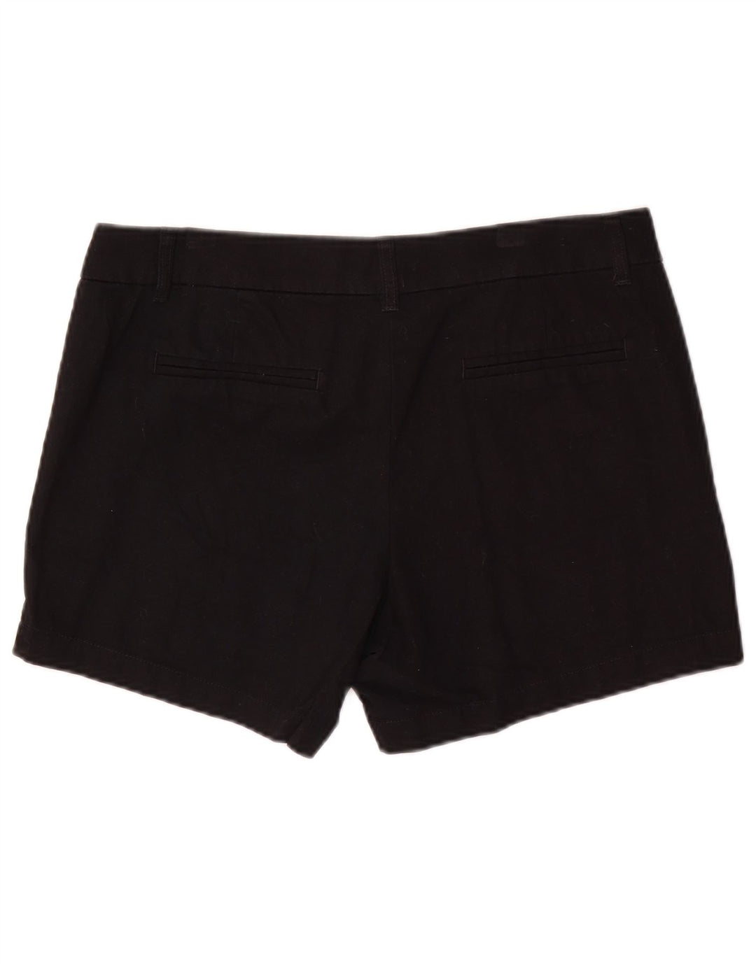 Shorts Chino feminino J. CREW EUA 10 grande W34 algodão preto