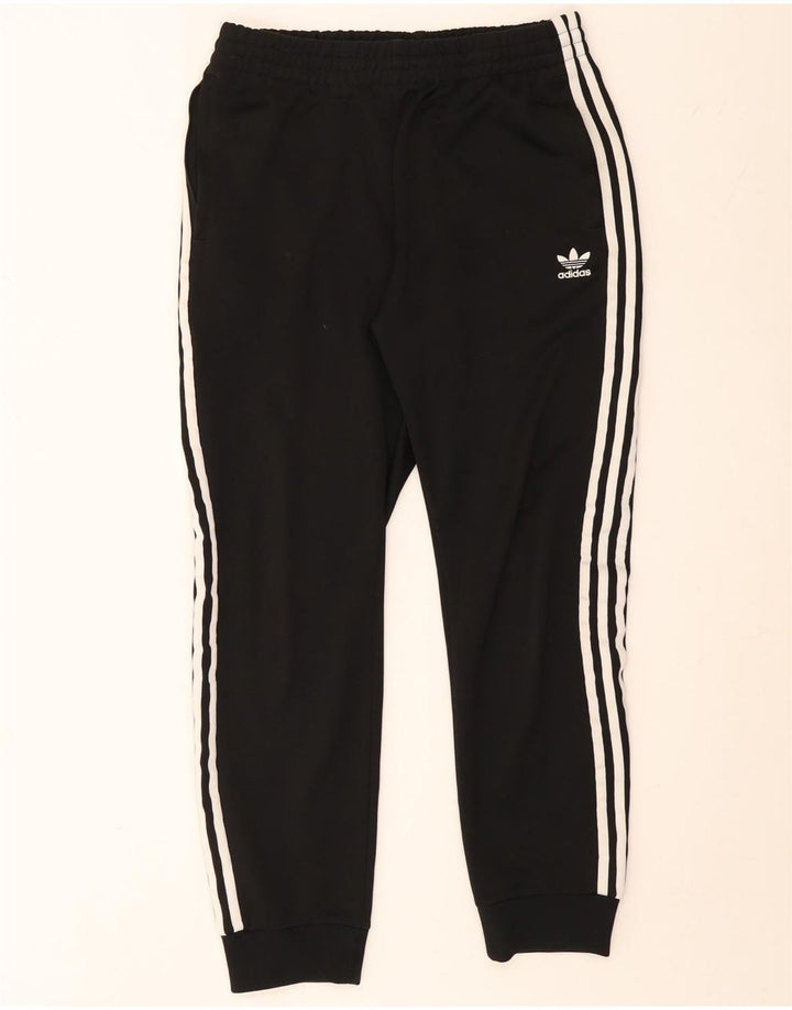 Calça de treino masculina ADIDAS joggers grande poliéster preto