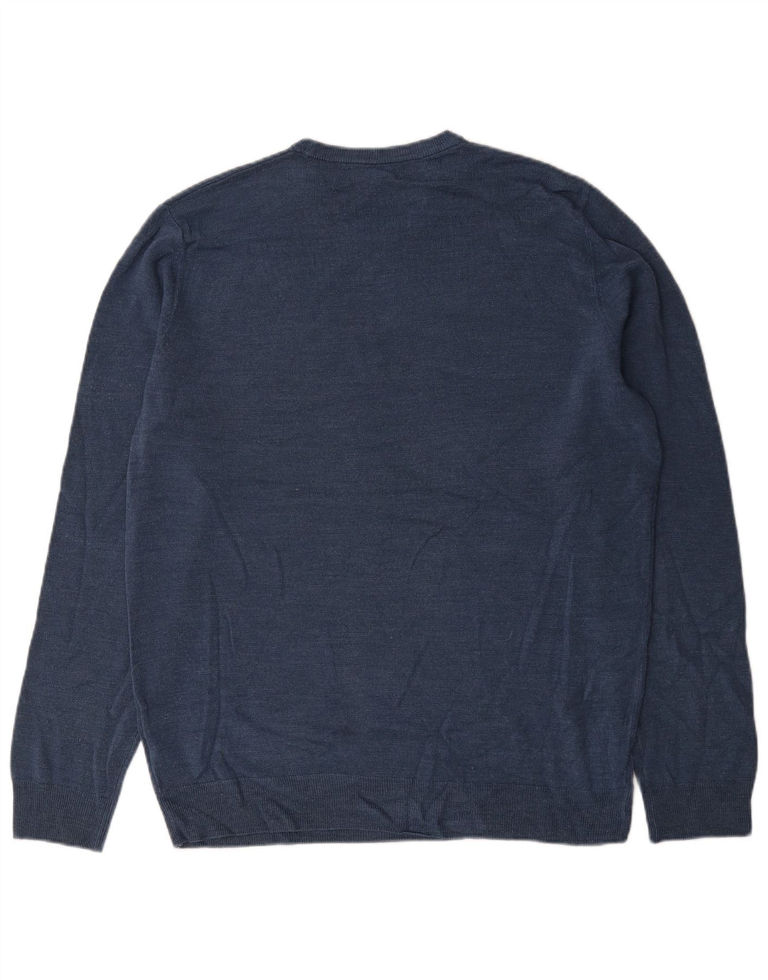 Suéter masculino Marks & Spencer com gola redonda XL azul marinho acrílico