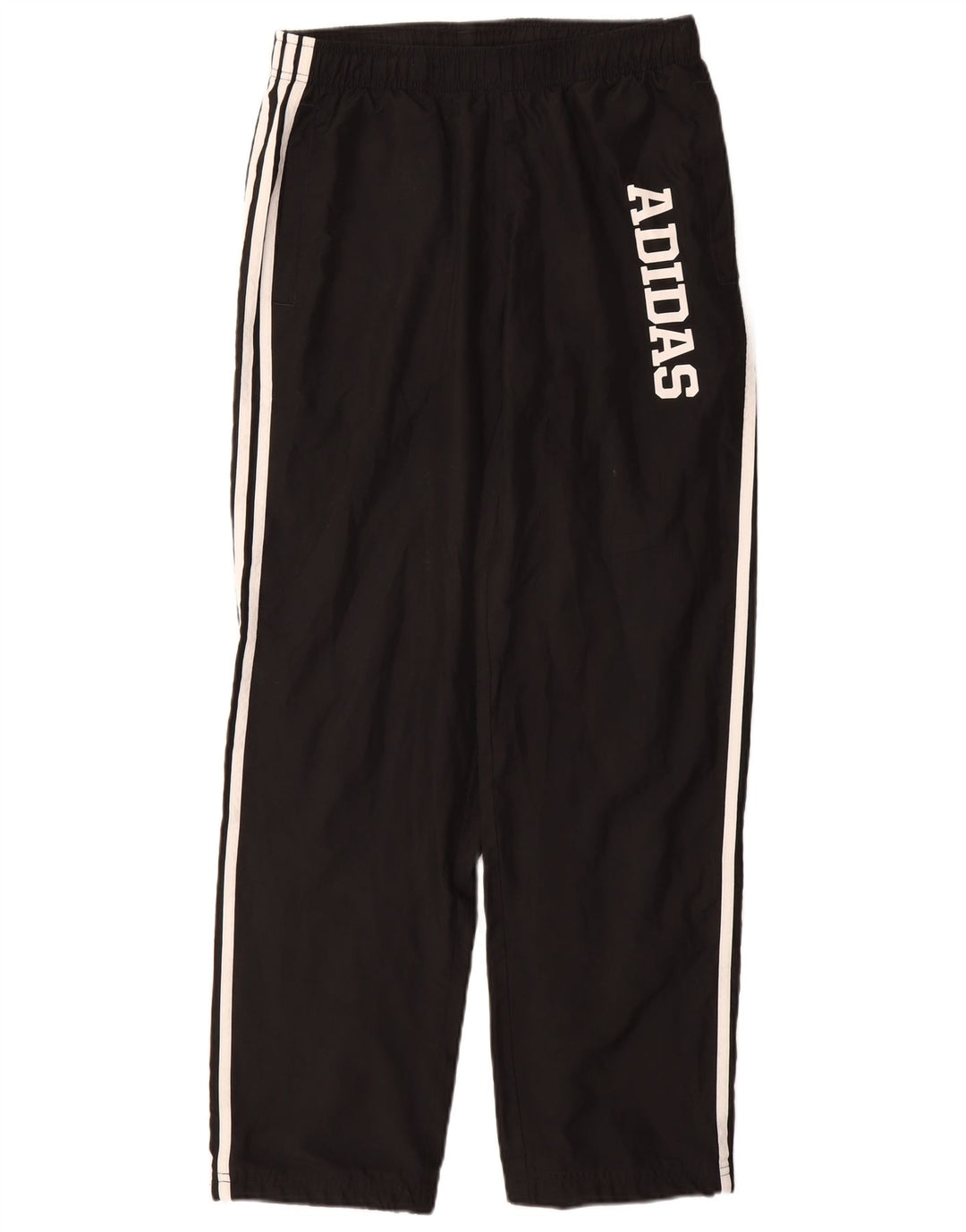 ADIDAS Mens Graphic Tracksuit Calças Médias Preto Poliéster