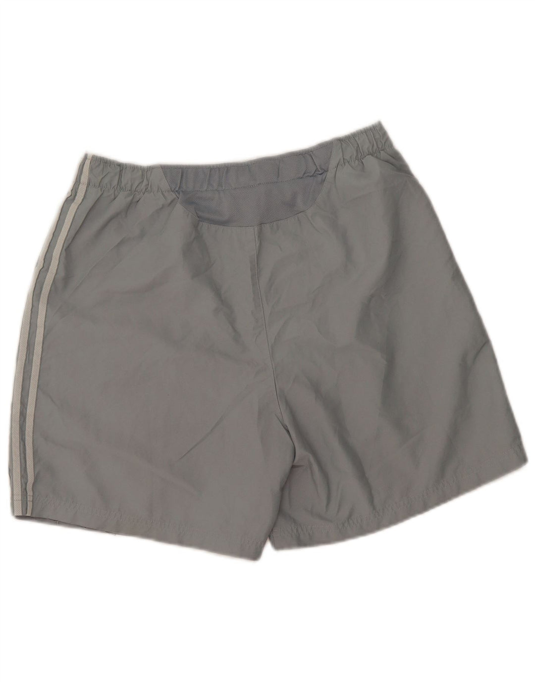 Shorts esportivos masculinos Adidas poliéster cinza médio