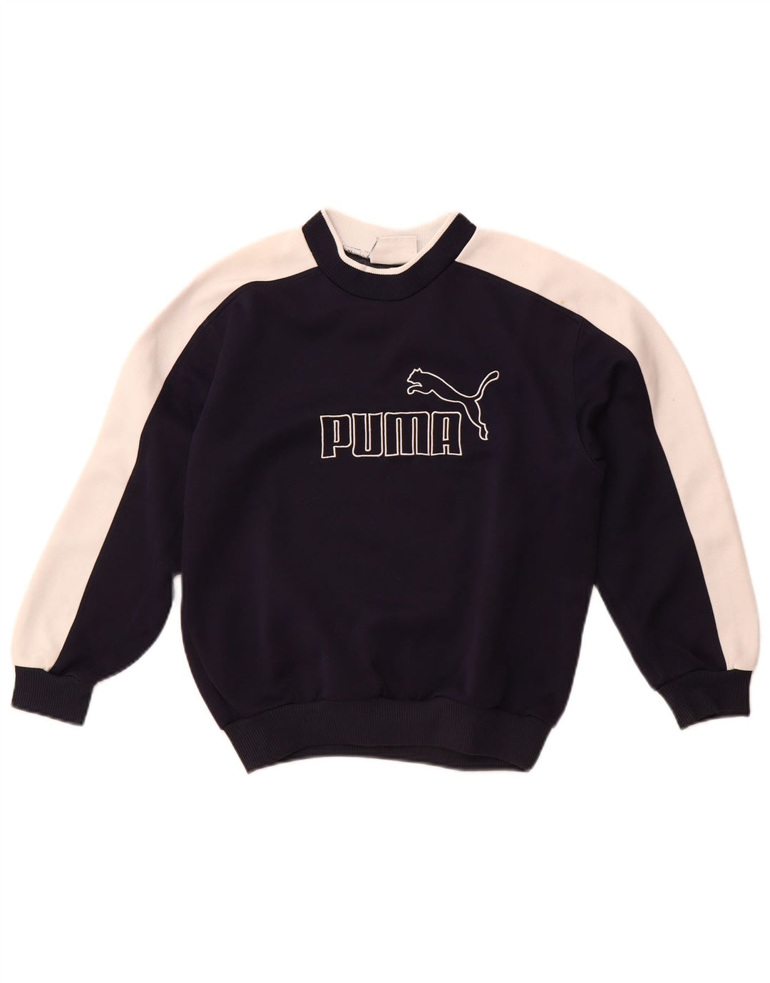 Puma Boys Graphic Sweatshirt Jumper 11-12 Anos Médio Azul Marinho