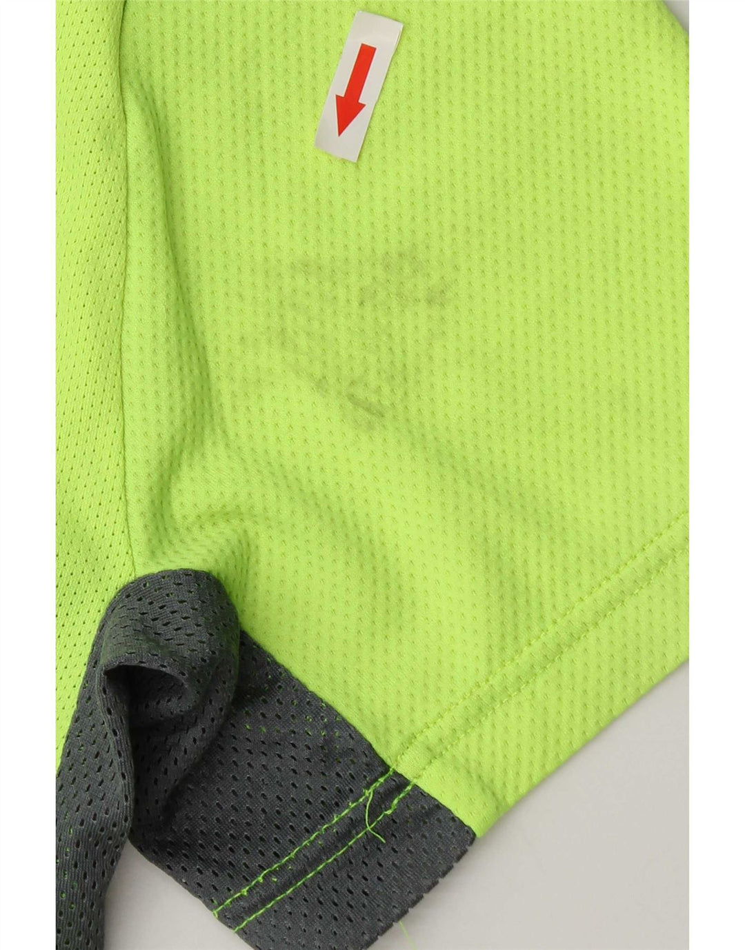 Camiseta Nike Masculina Dri Fit Top Médio Verde Colorblock Poliéster