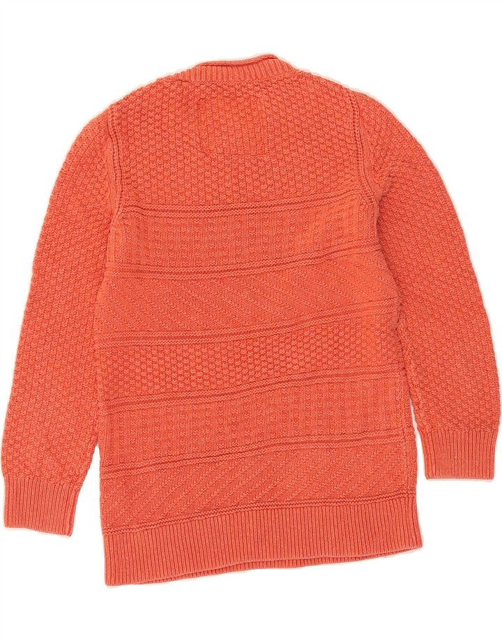 JACK WILLS Womens Turtle Neck Jumper Sweater UK 8 Small Orange Cotton Vintage Jack Wills and Second-Hand Jack Wills from Messina Hembry 