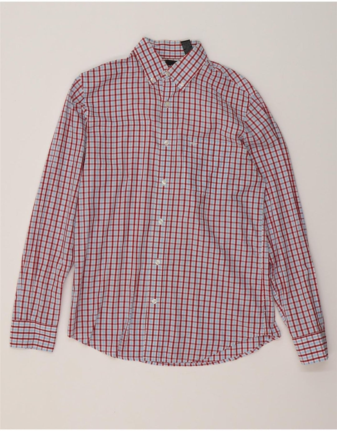 Camisa masculina DOCKERS pequena xadrez multicolorida de algodão
