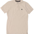 Camisa polo masculina Fat Face XS algodão branco