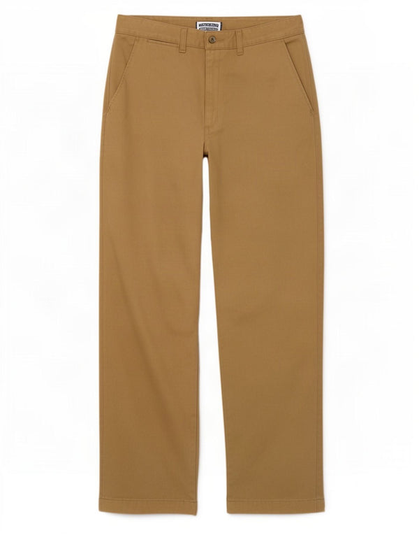 Dockers Mens Straight Chino Trousers W34 L32 Beige Cotton