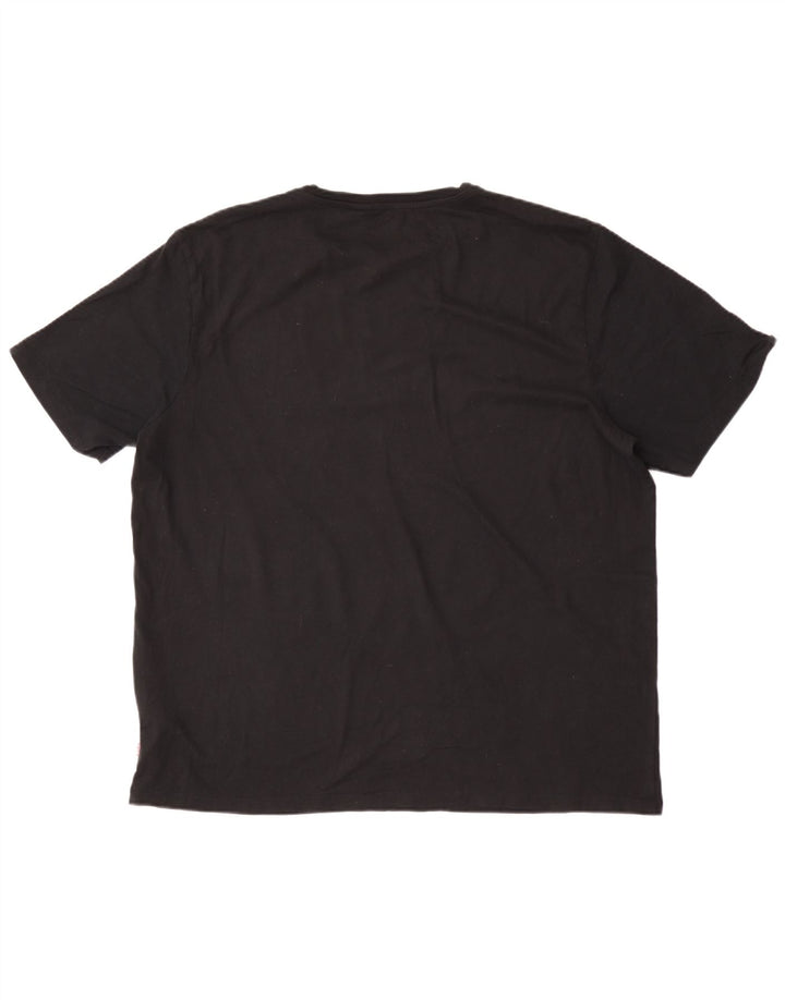 Camiseta gráfica masculina Levi's Top 2XL algodão preto
