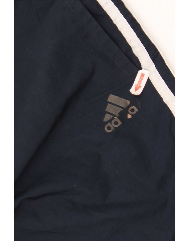 Calça de treino masculina Adidas médio azul marinho poliéster