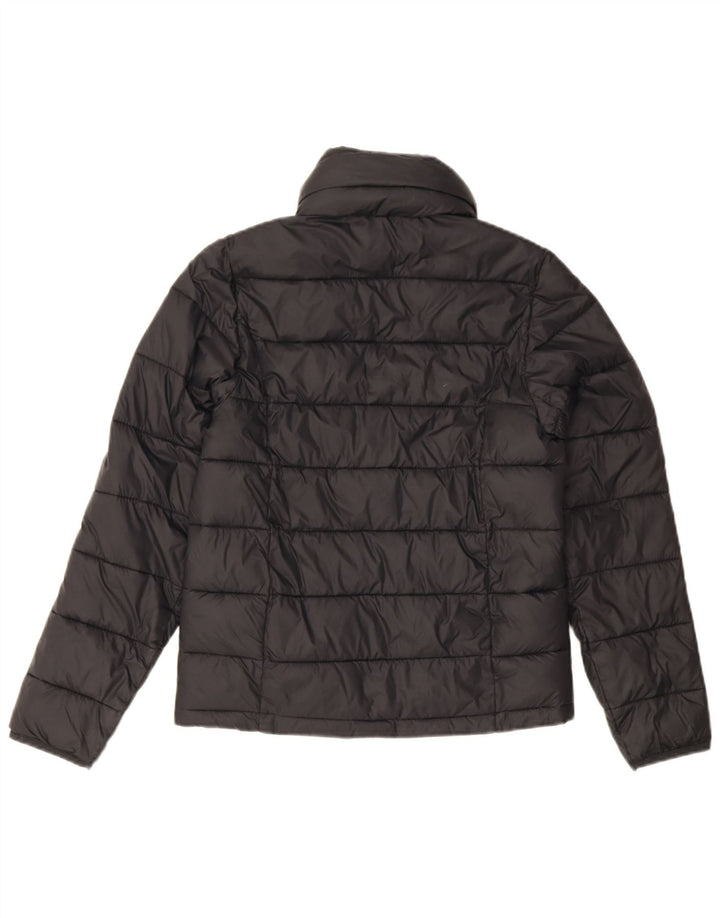 Jaqueta acolchoada feminina Abercrombie & Fitch UK 2 2XS poliéster preto