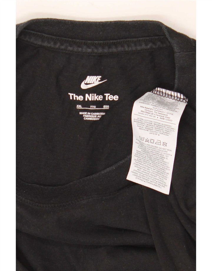 Camiseta masculina Nike Top 2XL algodão preto