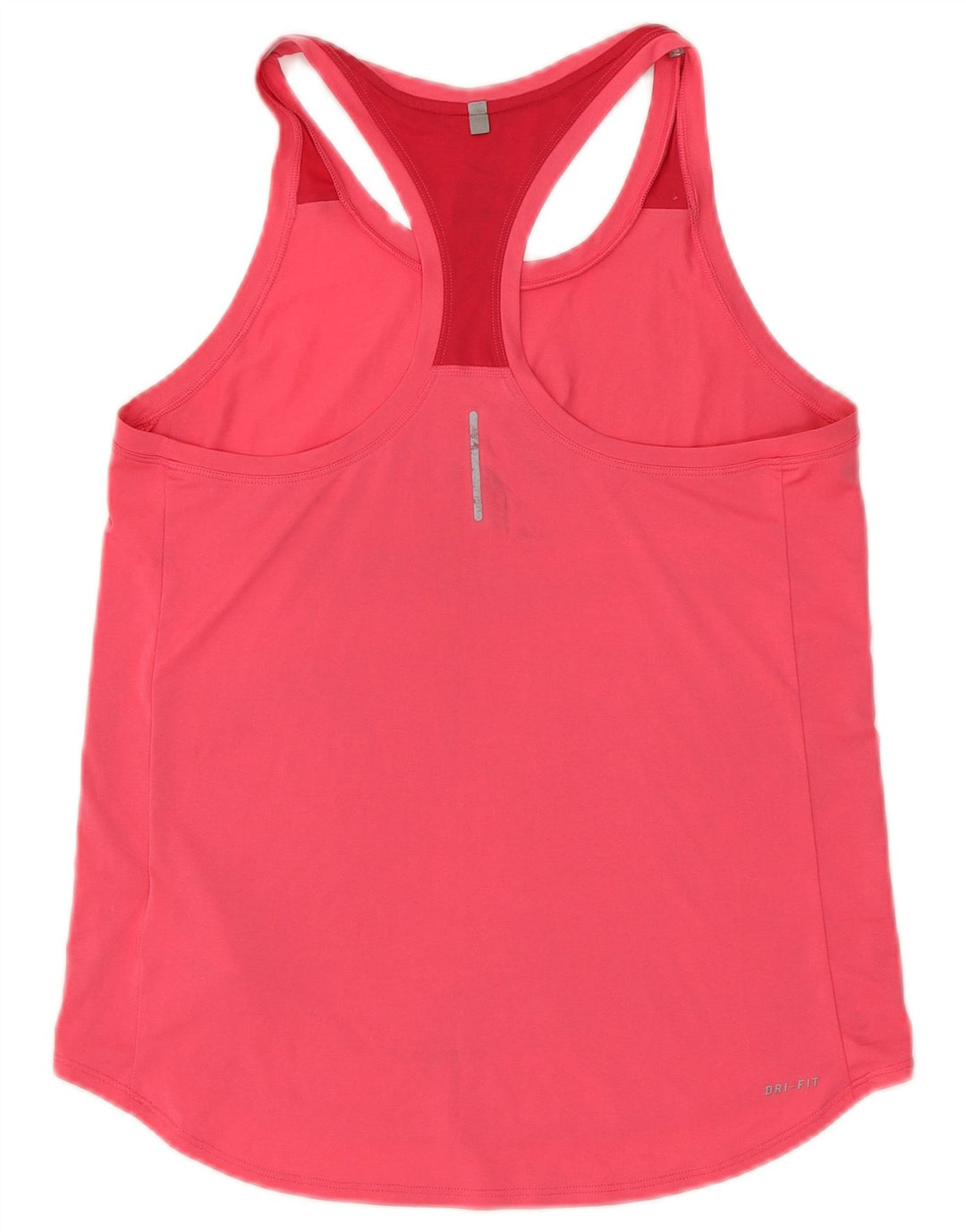 Nike Womens Dri Fit Graphic Vest Top UK 12 Médio Rosa Poliéster