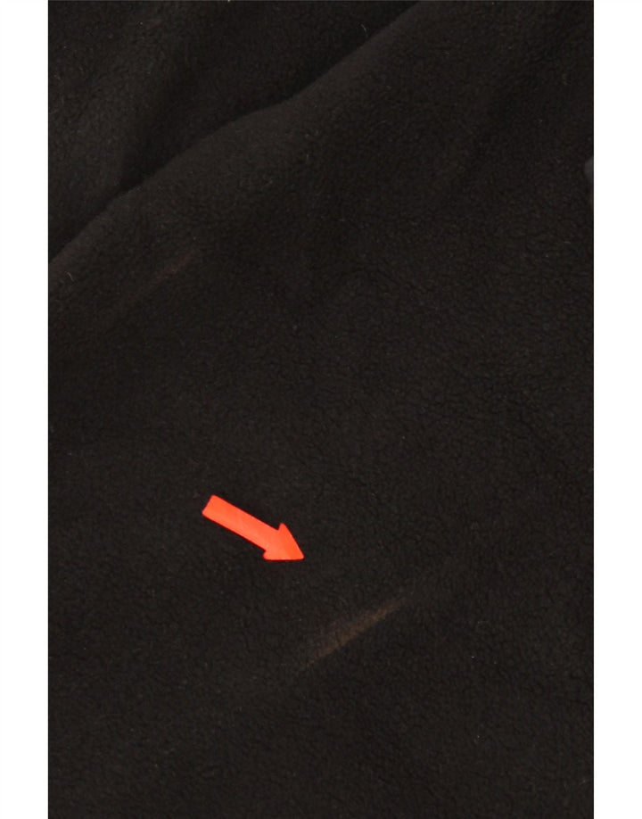Jaqueta de lã masculina Marks & Spencer Reino Unido 42 XL poliéster preto