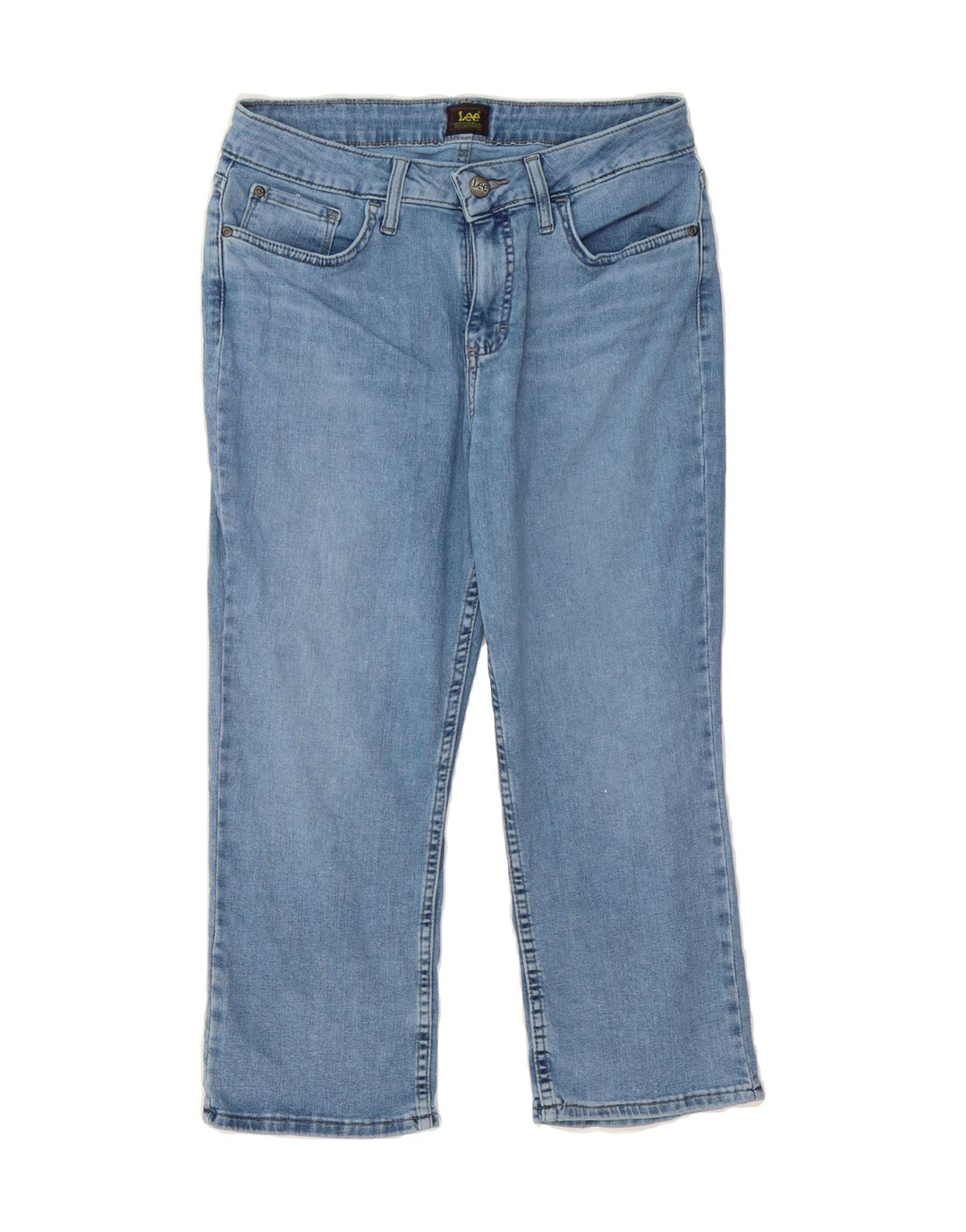 LEE Womens Capri Jeans US 10 Large W30 L22 Blue Cotton Vintage Lee and Second-Hand Lee from Messina Hembry 