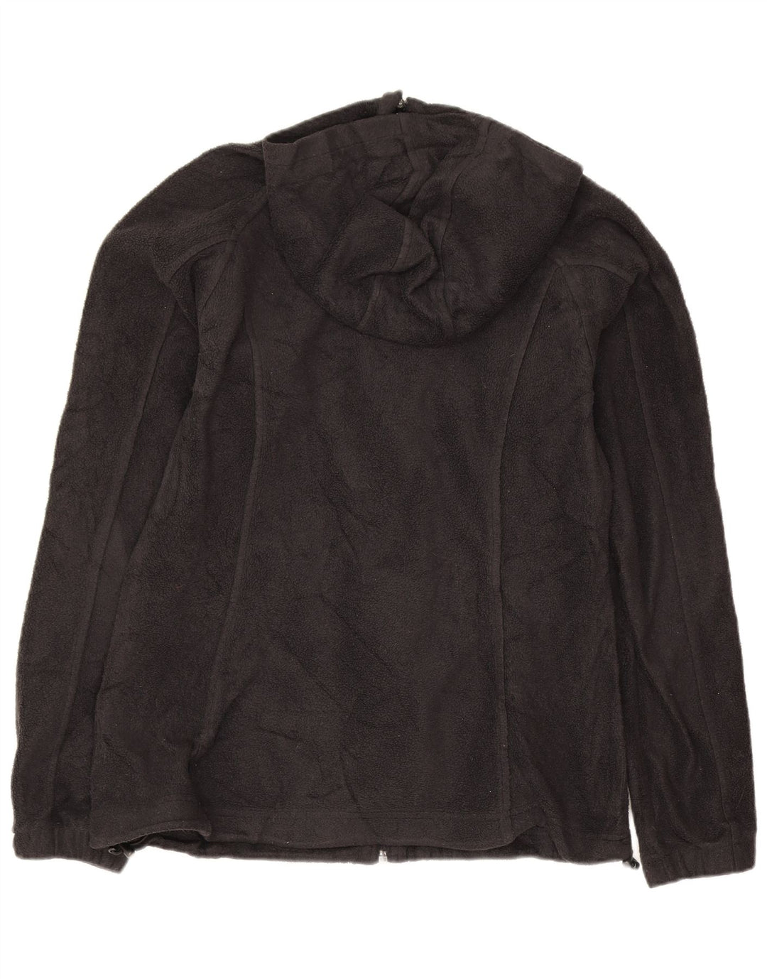Jaqueta de lã com capuz Columbia masculina UK 36 poliéster preto pequeno