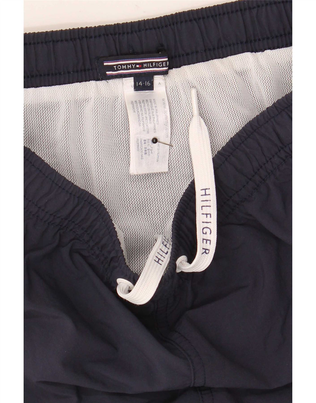 Shorts de banho Tommy Hilfiger meninos 14-15 anos azul marinho poliéster