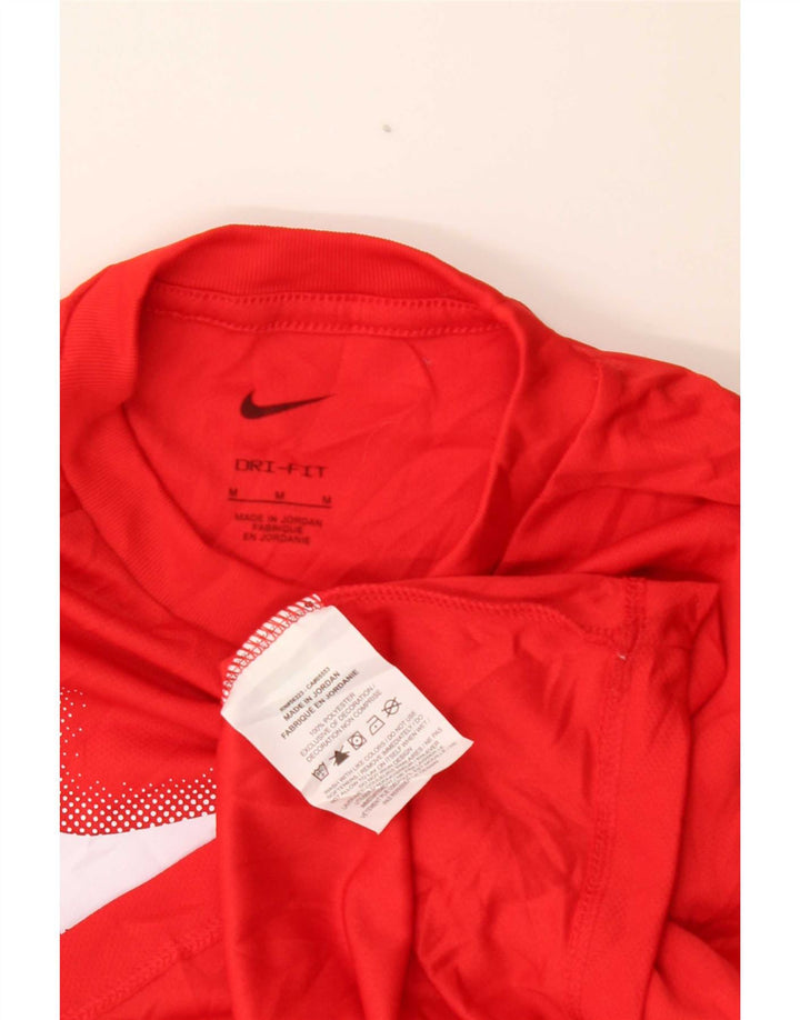 Camiseta Nike Boys Dri Fit Graphic Top 10-11 Anos Médio Poliéster Vermelho