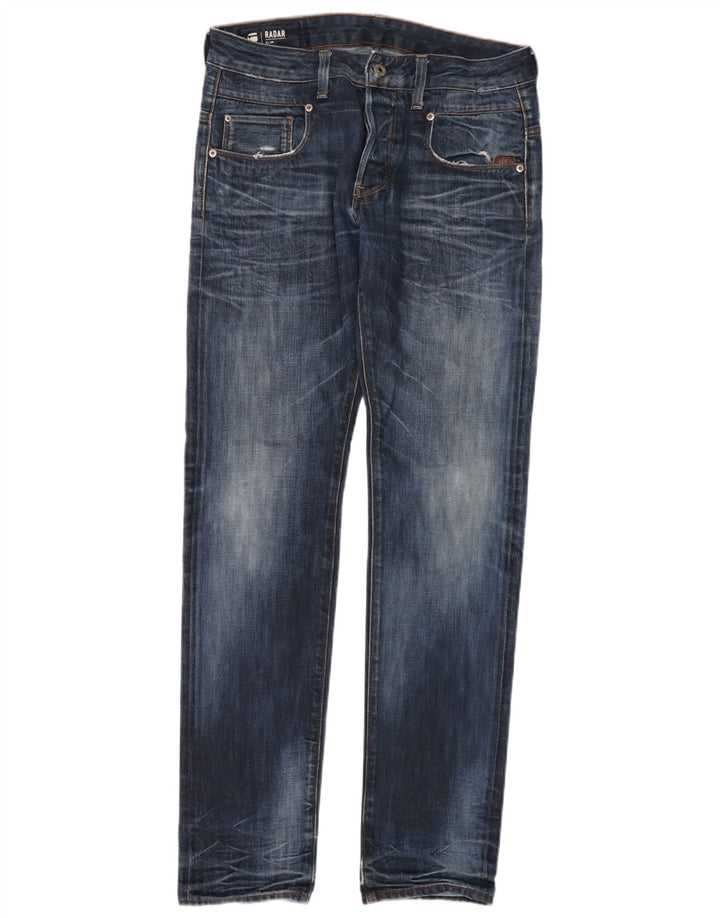 G-Star Masculino Radar Slim Jeans W32 L34 Azul Algodão