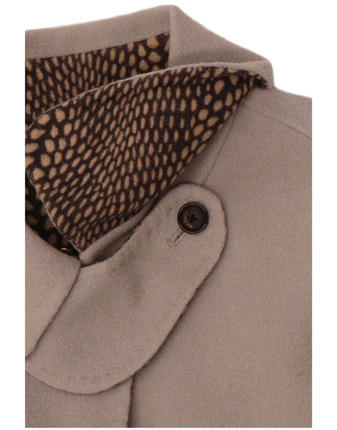 Sobretudo feminino VINTAGE UK 14 grande cinza