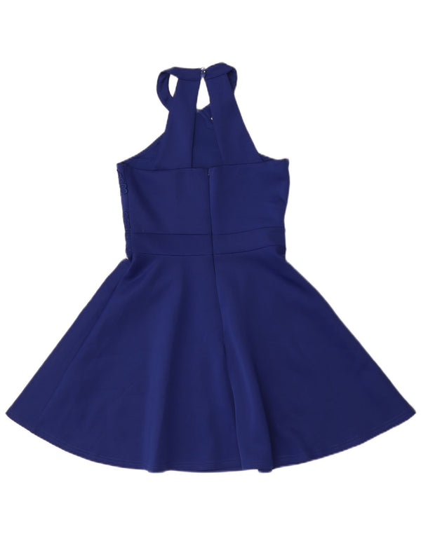 Vestido Lipsy Meninas Halter Swing 11-12 Anos Azul Floral Poliéster