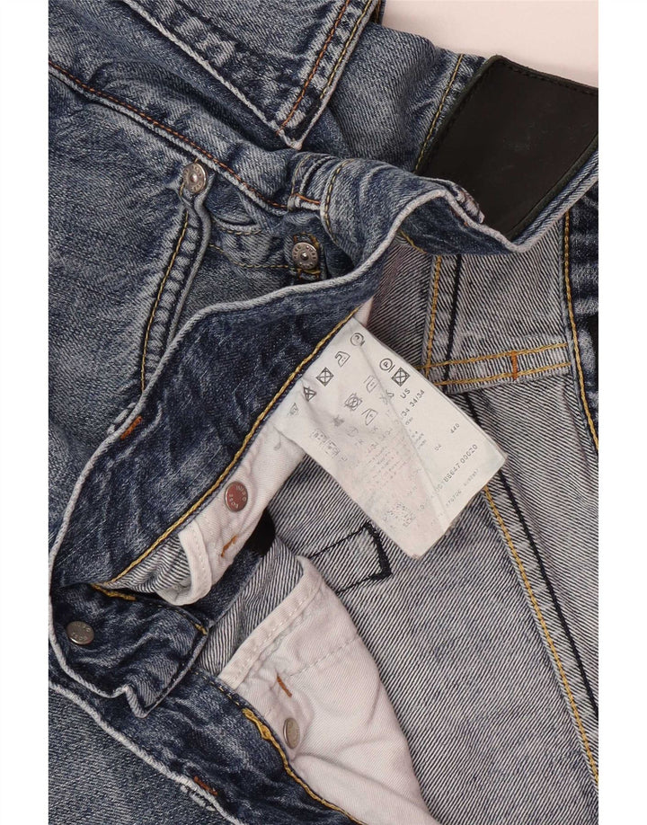Hugo Boss Jeans reto masculino W34 L29 algodão azul