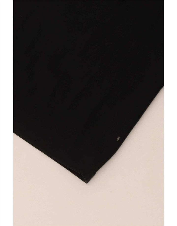 Calça feminina Marks & Spencer Straight Suit Reino Unido 14 Médio W30 L29 Preta